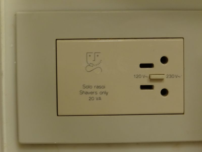 Shaver socket in the bathroom. Princess Cruises Cruise Critic Community